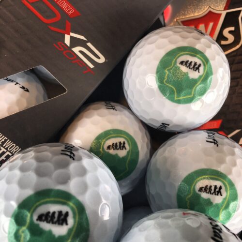 golfbolde med logo 9 golfbolde med logo 9