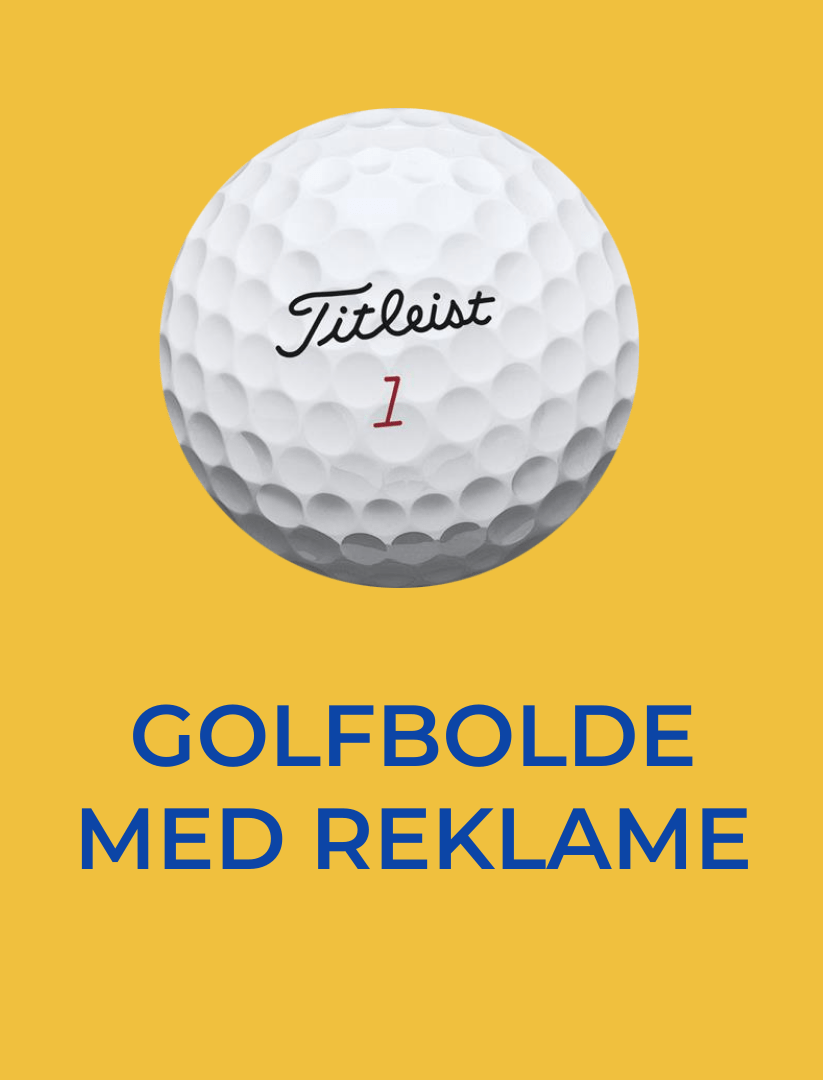 Golfbolde med reklame Golfbolde med reklame