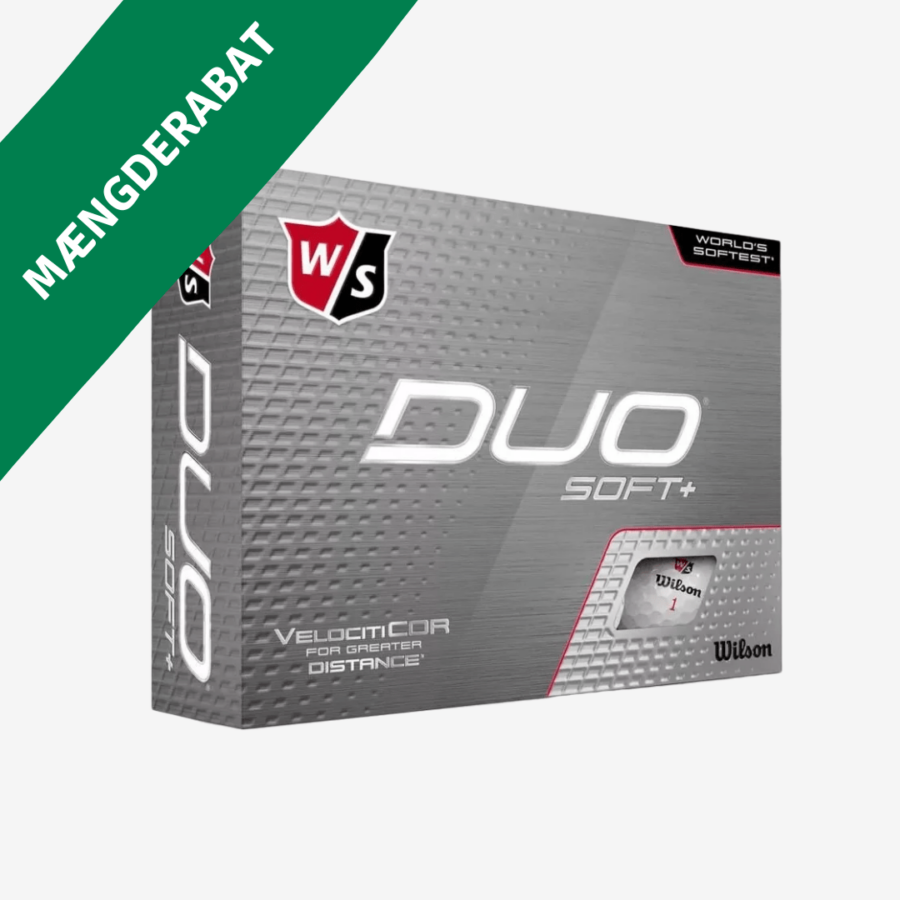 wilson staff duo soft golfbolde med logotryk