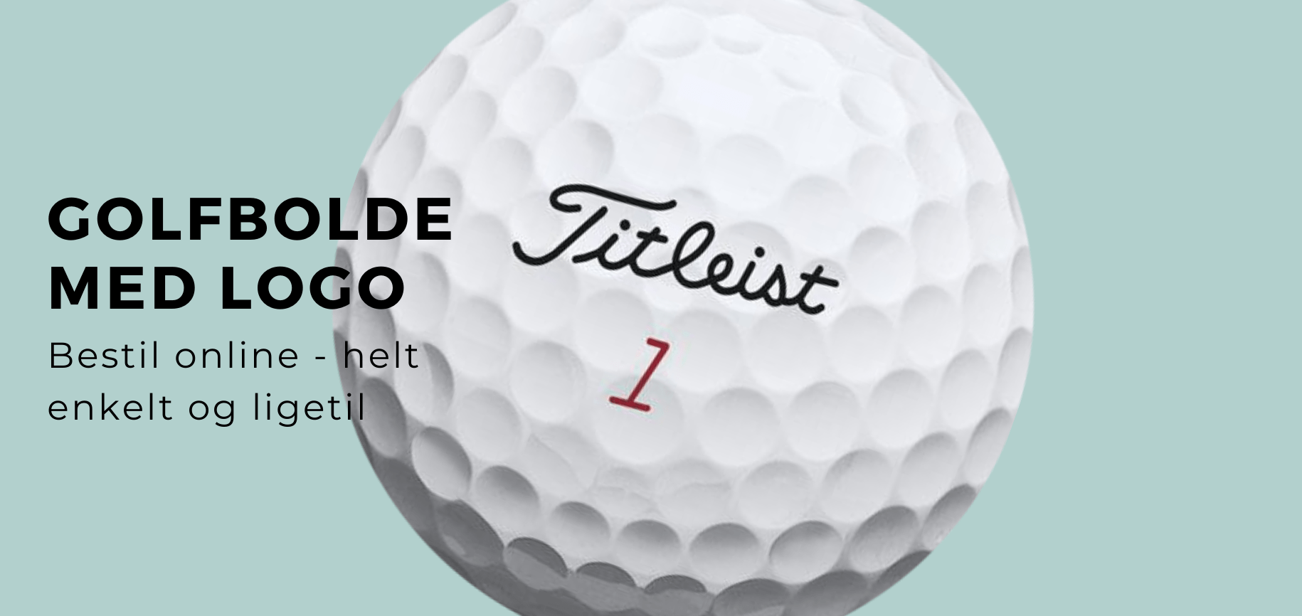 golfbolde med logo