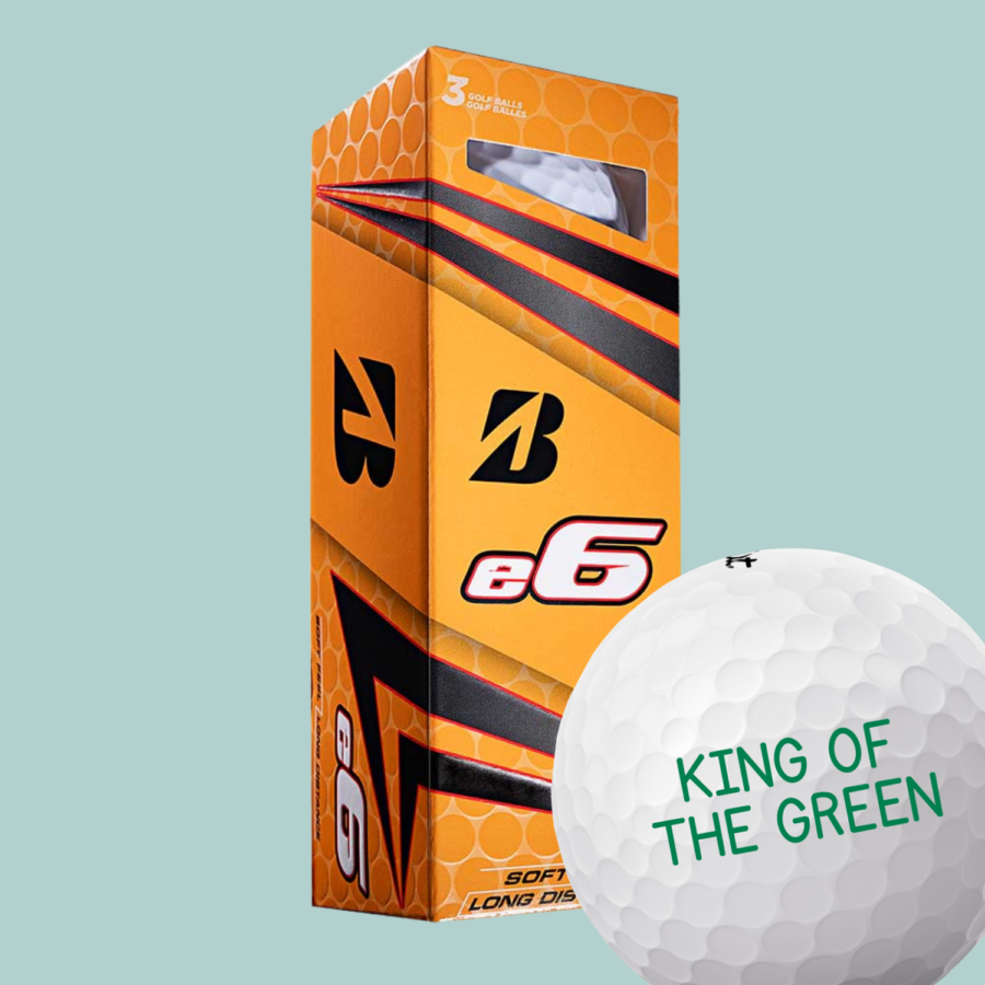 Bridgestone E6 Golfbolde med tekst