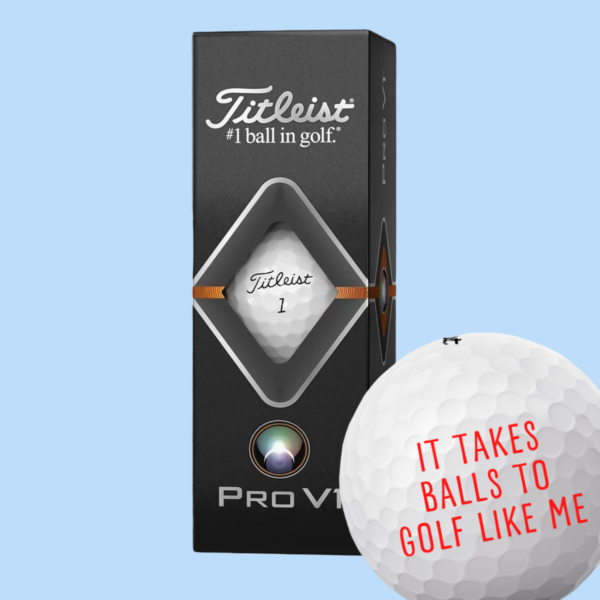 Titleist Pro V1 Golfbolde med tekst