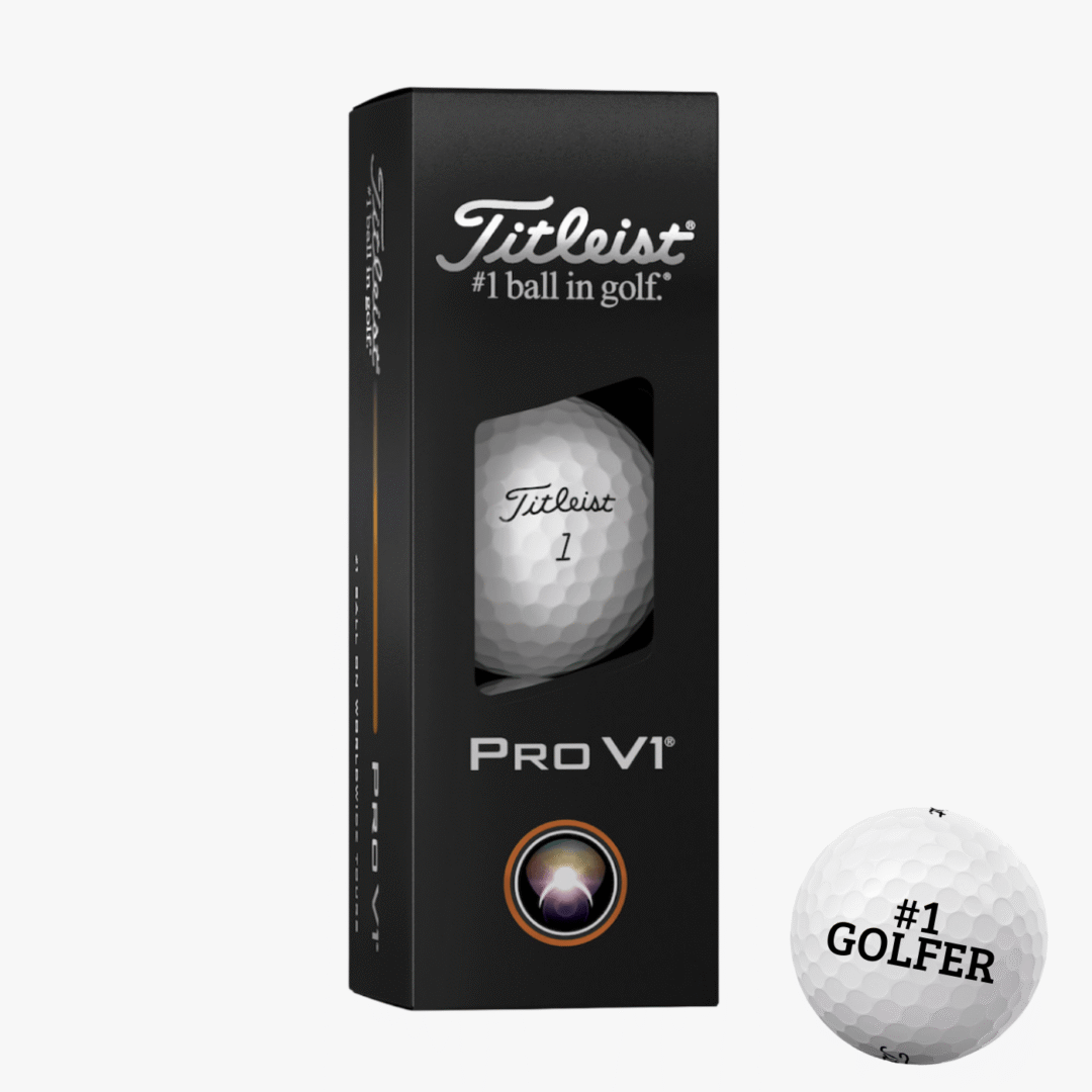 Titleist Pro V1 Golfbolde Med Tekst - Design Selv
