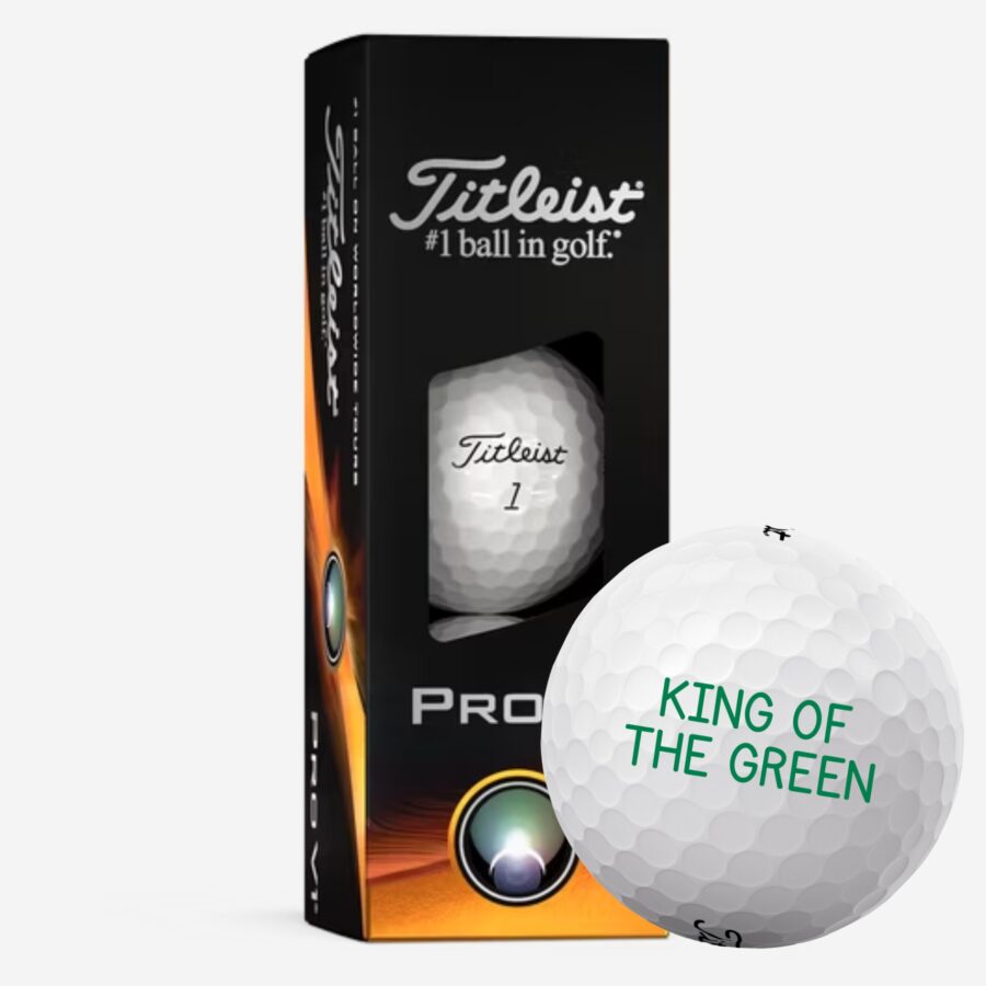 Titleist Pro V1 golfbolde med tekst-tryk
