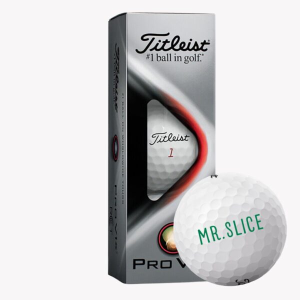 Titleist Pro V1X Golfbolde Med Tekst