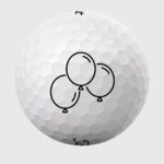 Golfbolde med balloner