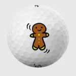 Golfbolde med peberkagemand