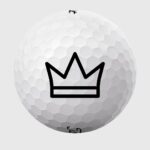 Golfbolde med kongekrone