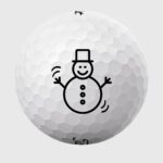 Golfbolde med snemand
