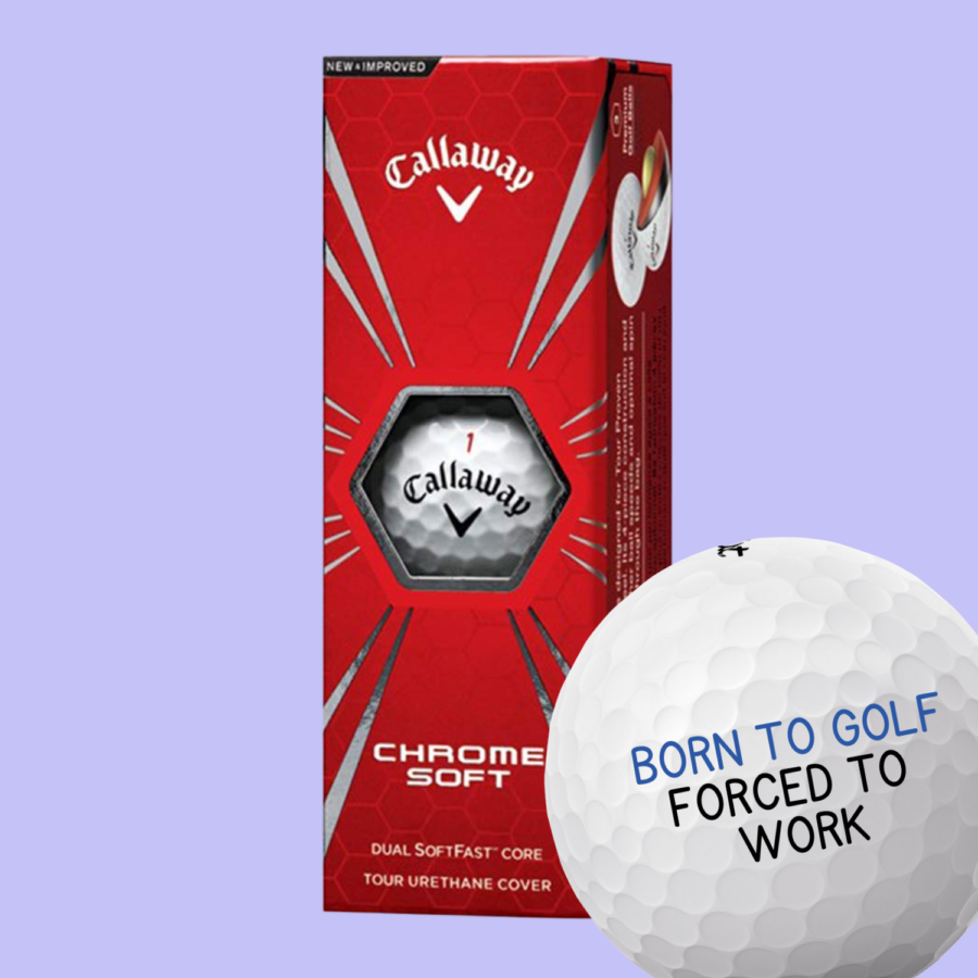 Callaway Chrome Soft Golfbolde med tekst