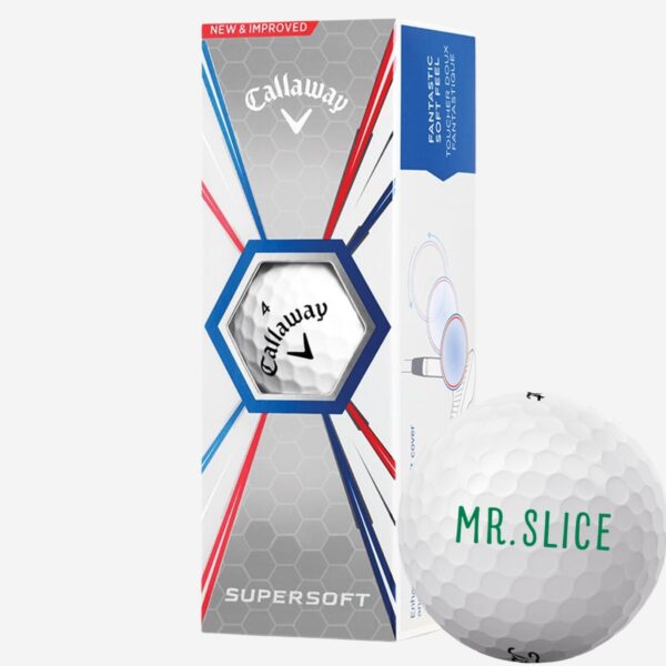 Callaway SuperSoft Golfbolde Med Tekst