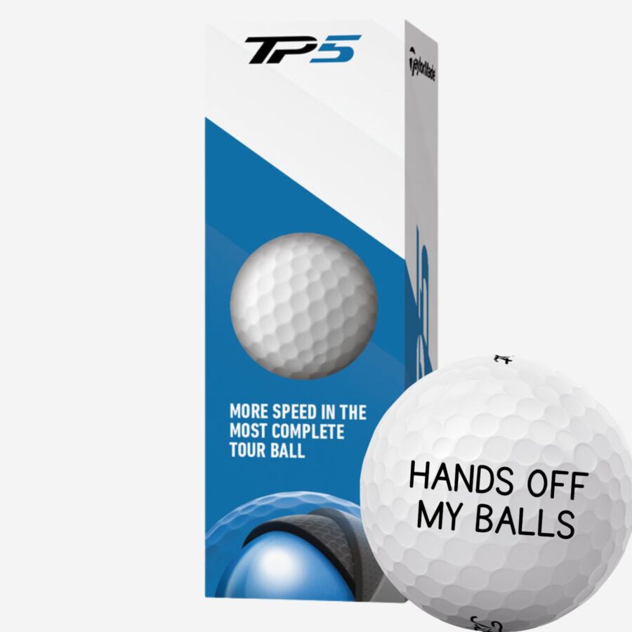 TaylorMade TP5 Golfbolde Med Tekst