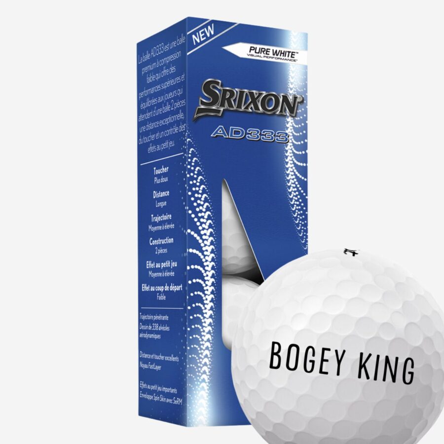 Srixon AD333 Golfbolde Med Tekst