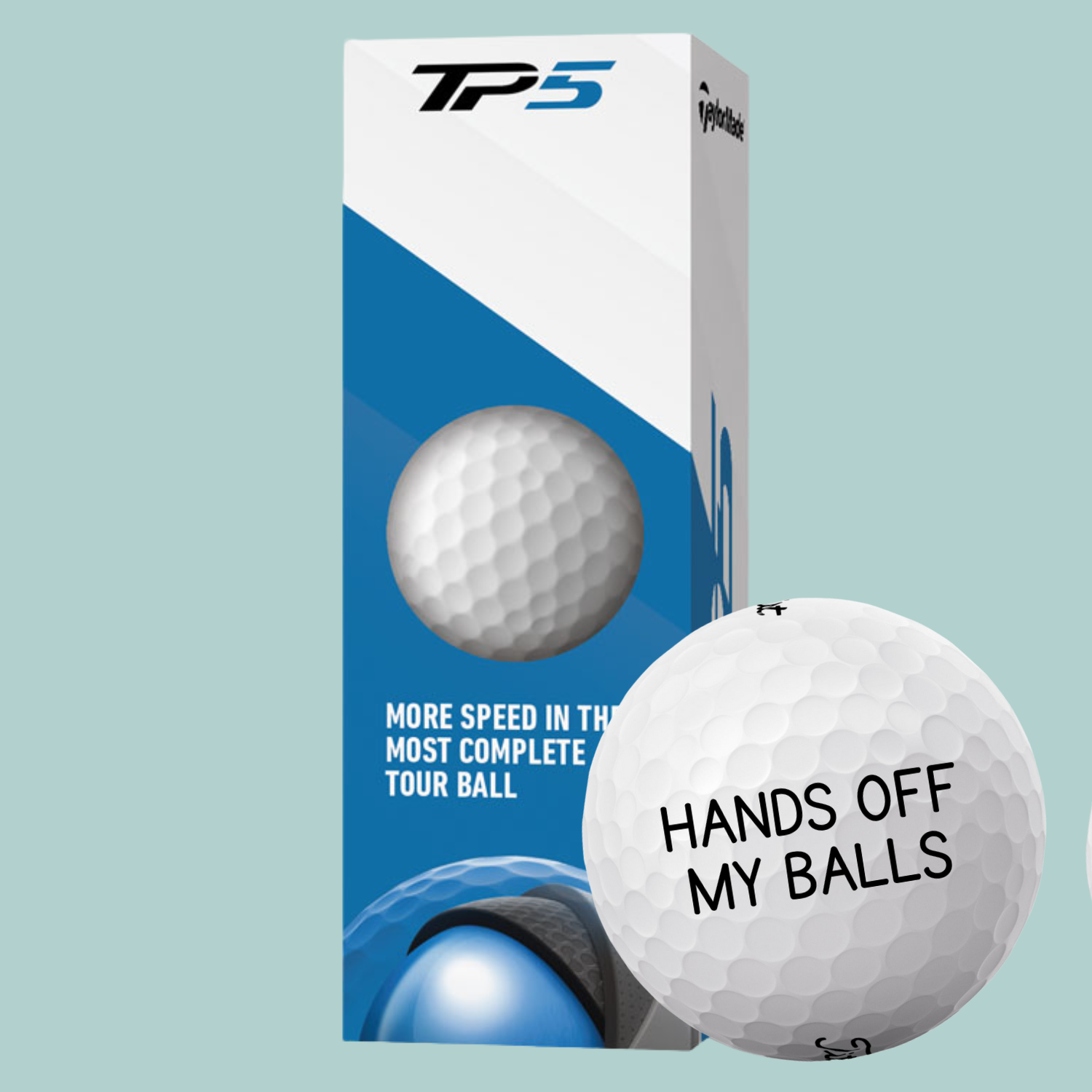 TaylorMade TP5 Golfbolde Med Tekst – Selv - Bestil på Greenens Online