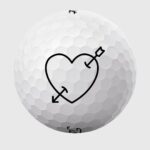 Golfbolde med Amors pil