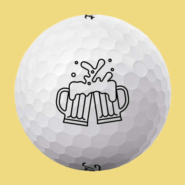 golfbolde med fadøl