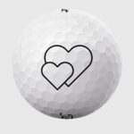 Golfbolde med hjerter