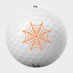 Golfbolde med spindelvæv