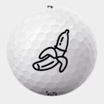 Golfbolde med banan