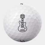 Golfbolde med el-guitar