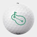 Golfbolde med golfbane