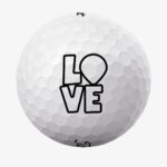 Golfbolde med LOVE