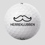Golfbolde med reklame - sharpieprint