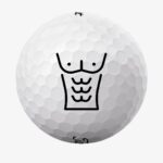 Golfbolde med mavemuskler