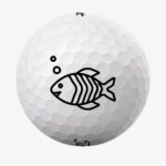 Golfbolde med fisk