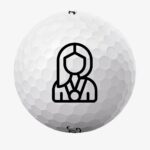 Golfbolde med medaljetager