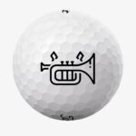Golfbolde med trompet