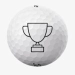 Golfbolde med pokal