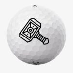 Golfbolde med Thors hammer