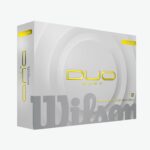 Wilson Staff Duo Soft Gule Golfbolde Med Logotryk
