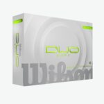 Wilson Staff Duo Soft Grønne Golfbolde Med Logotryk