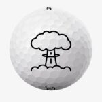 Golfbolde med eksplosions-sky