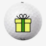 Golfbolde med gave