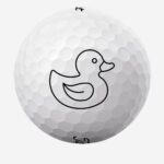 Golfbolde med gummiand