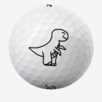 Golfbolde med T-Rex
