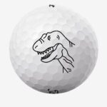 Golfbolde med T-Rex Dino