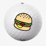 Golfbolde med burger