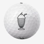 Golfbolde med milkshake