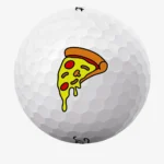 Golfbolde med pizza