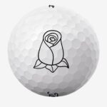 Golfbolde med rose