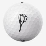 Golfbolde med rose