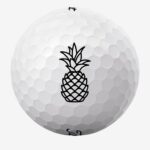 Golfbolde med ananas