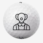 Golfbolde med klovn