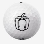 Golfbolde med peberfrugt