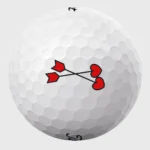 Golfbolde med krydsende hjertepile