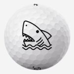 Golfbolde med hajhoved